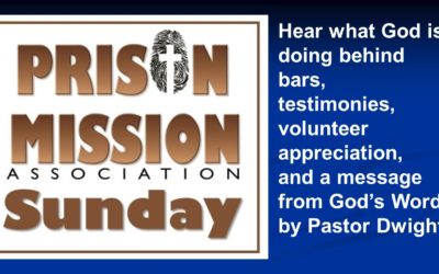 Watch Prison Mission Sunday at Bethesda Church Sept 27 2020