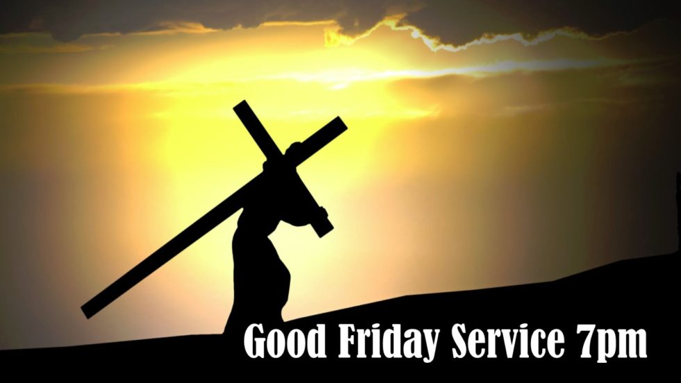 Pastor Dwight to be sharing part of the message on Good Friday, 7 pm